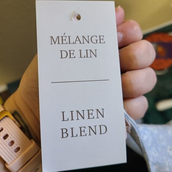 NWT Como Vintage Sleeveless Linen Blend Top - Picture 7 of 8